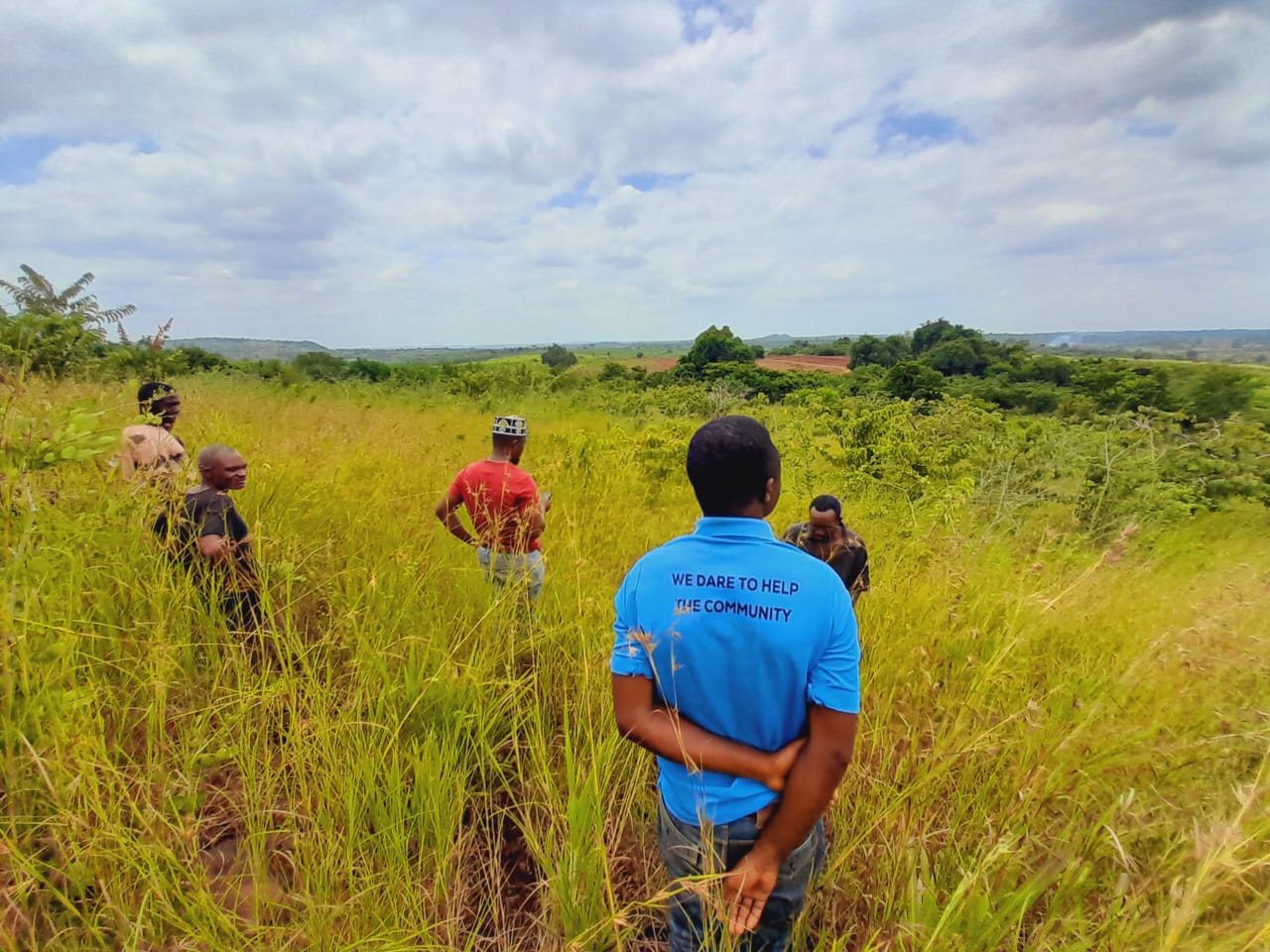 Community tree planting effort